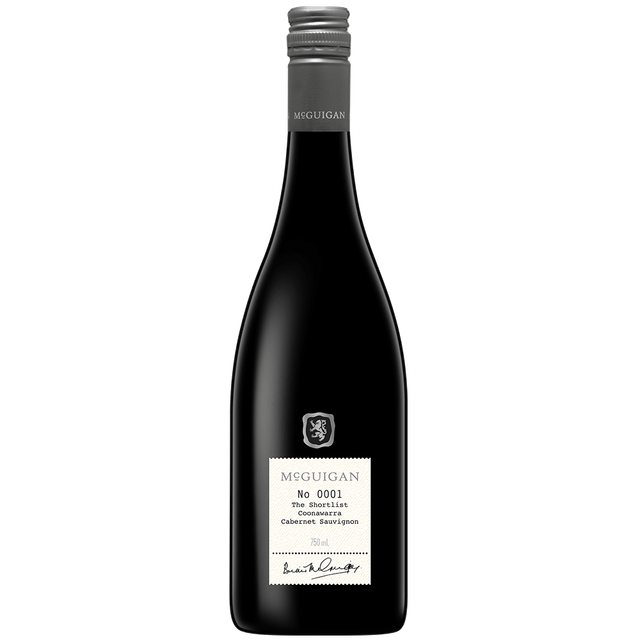 750ml wine bottle 2017 McGuigan The Shortlist Cabernet Sauvignon image number null